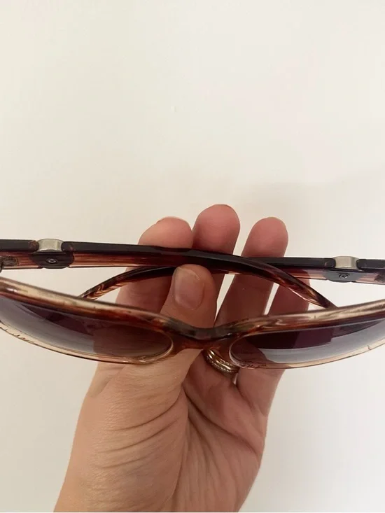 Dolce & Gabbana DG Oversized Square Sunglasses Brown Tortoise Logo Women’s Italy - Picture 4 of 11